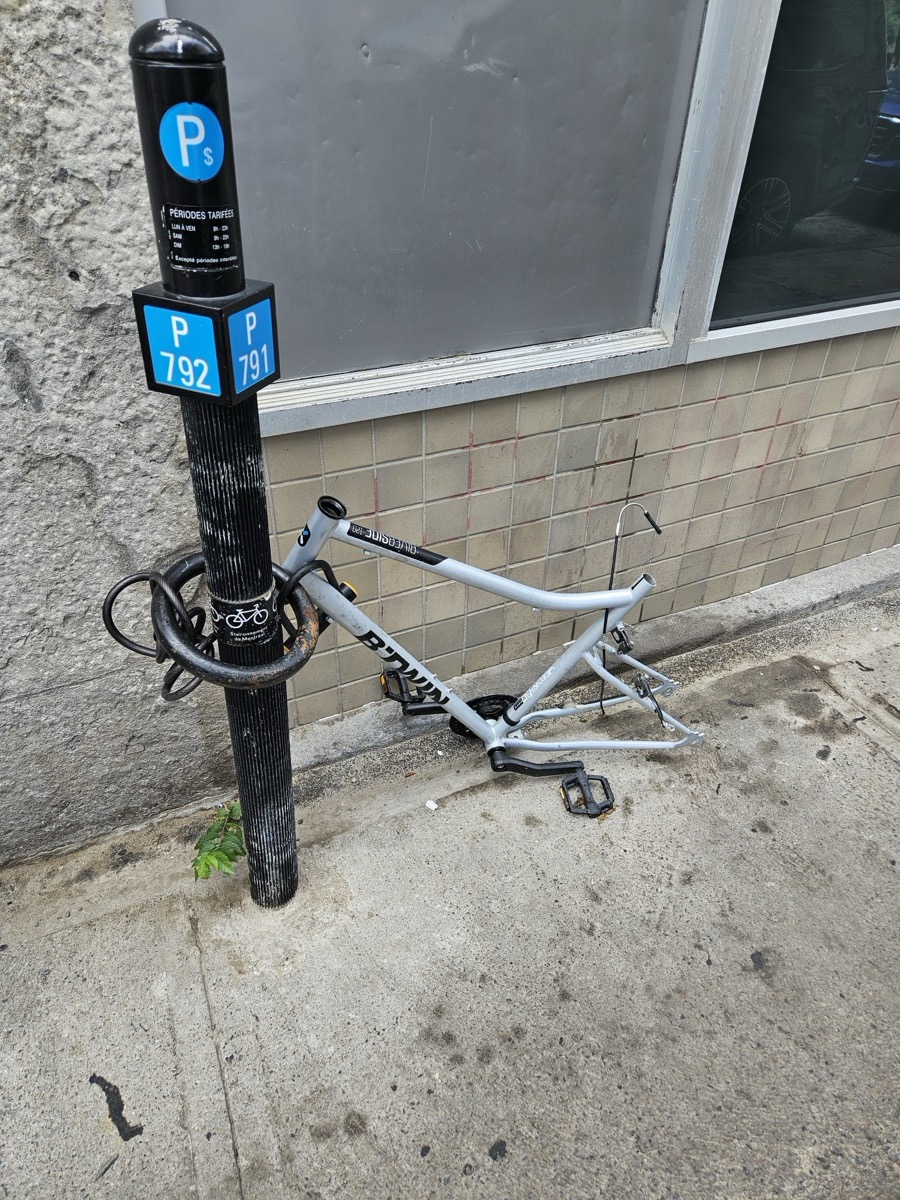 Broken bike
